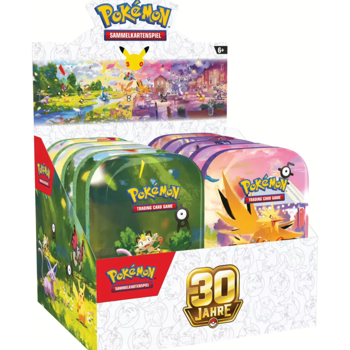 Pokemon 30 Jahre Mini Tin Display sealed (deutsch) VORVERKAUF