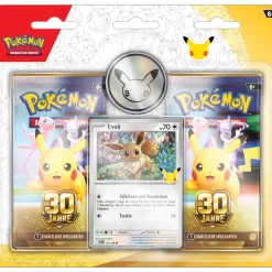 Pokemon 30 Jahre 2-Pack Blister - Evoli (deutsch) VORVERKAUF