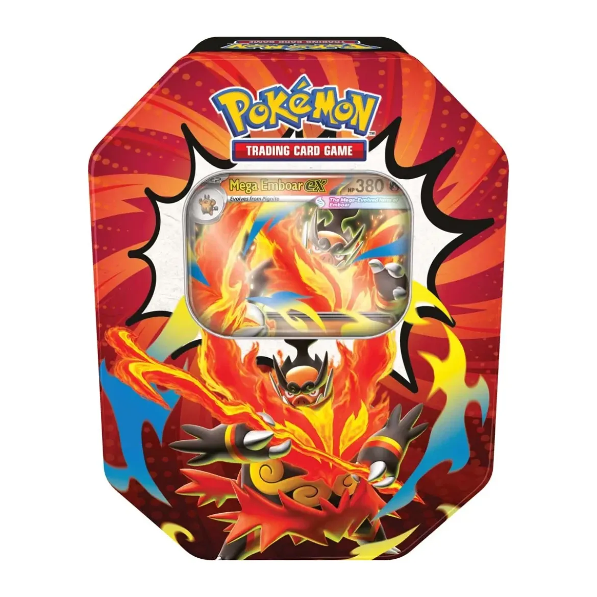 Pokemon Mega Evolution Ascended Heroes Tin Box Mega Emboar ex (englisch)
