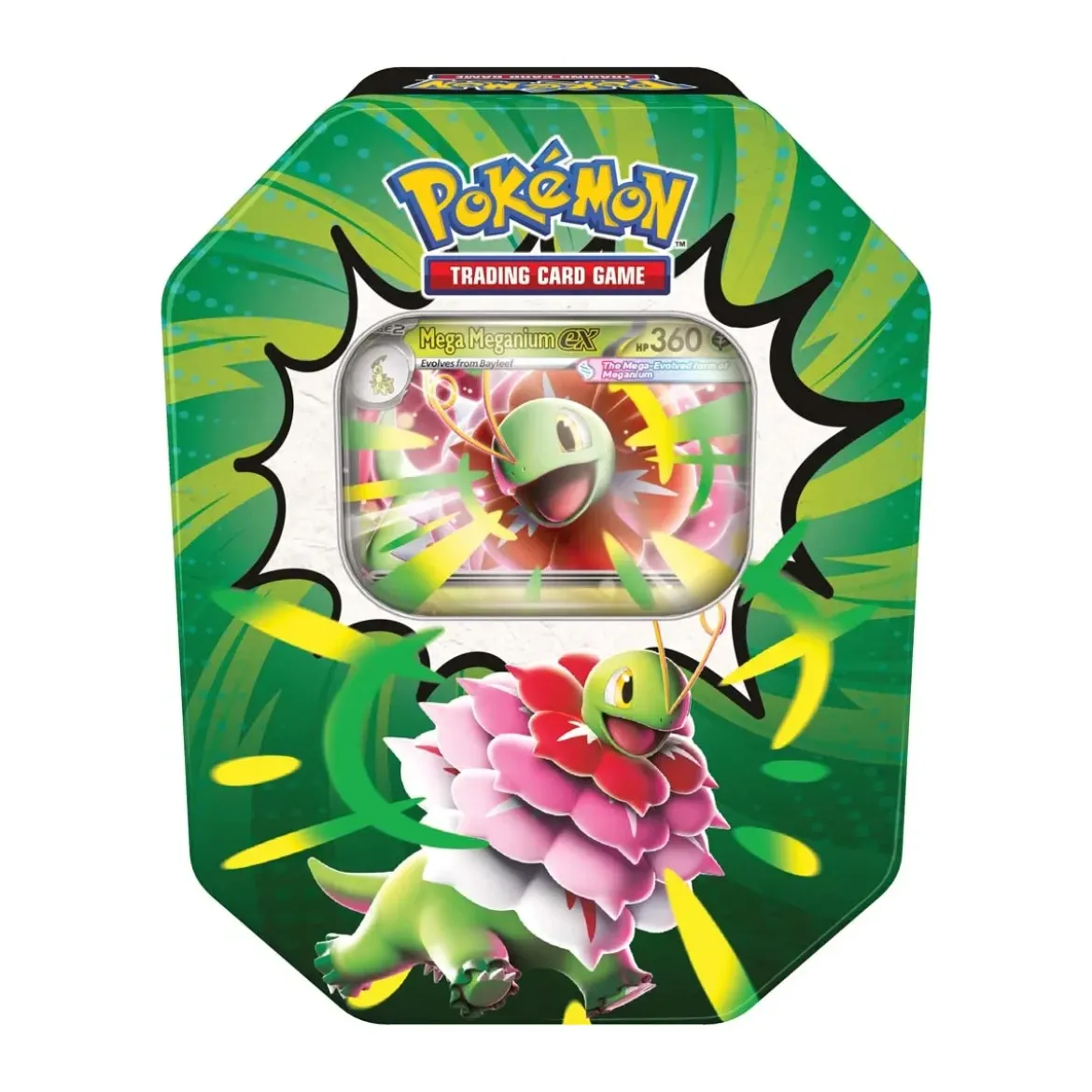 Pokemon Mega Evolution Ascended Heroes Tin Box Mega Meganium ex (englisch)