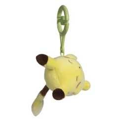 Pokemon Pikachu schlafend Plüsch Schlüsselanhänger mit Karabiner 11 cm