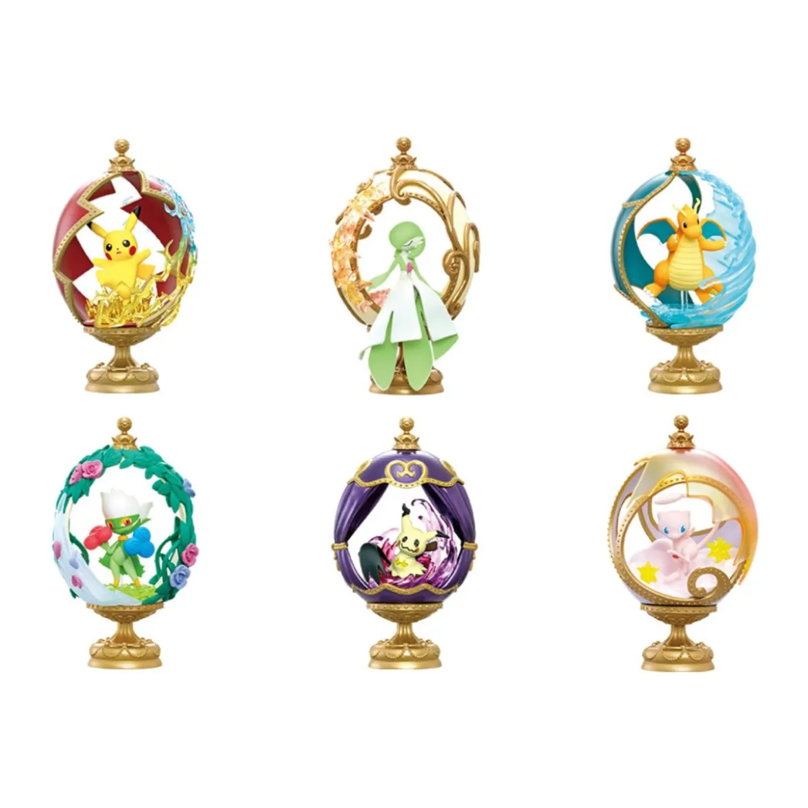 Pokemon - Re-Ment - Ovaltique Collection Display