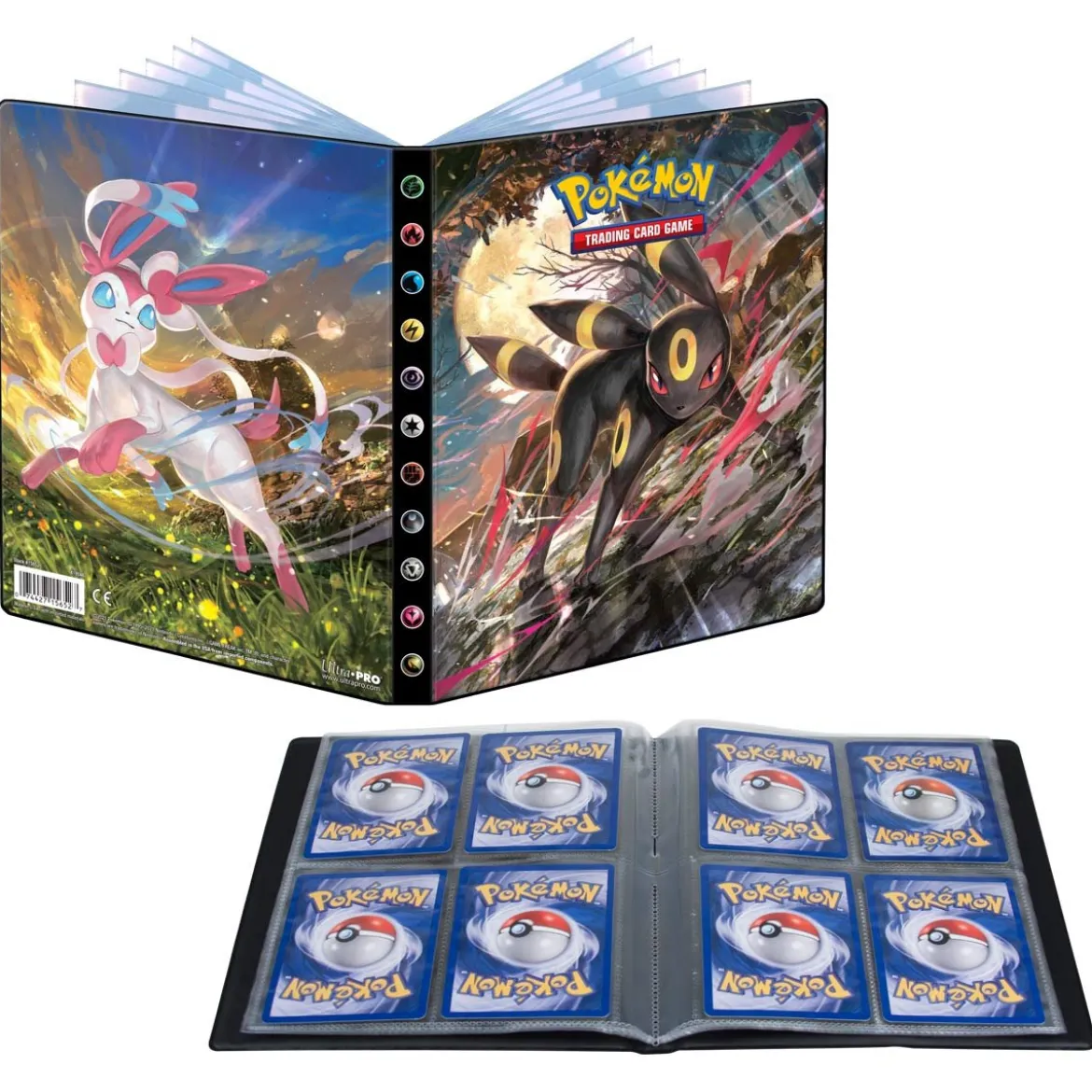 Pokemon Sammelalbum Drachenwandel - Nachtara, Feelinara (Ultra Pro 4-Pocket Album)
