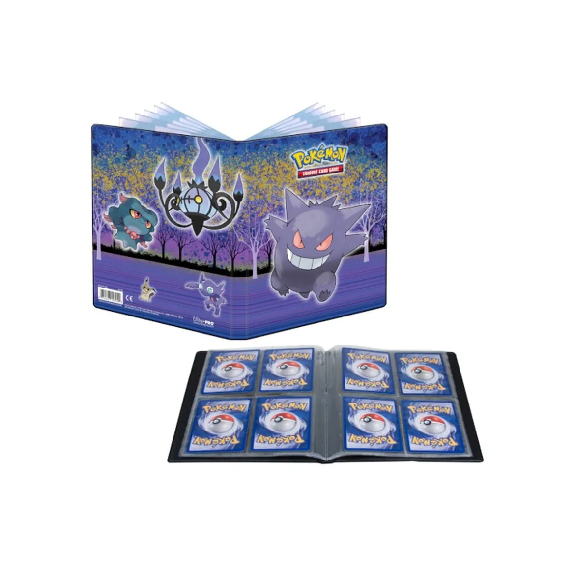Pokemon Sammelalbum Gallery Series Haunted Hollow Gengar, Skelabra, Zobiris, Traunfugil, Mimigma (Ultra Pro 4-Pocket Album)