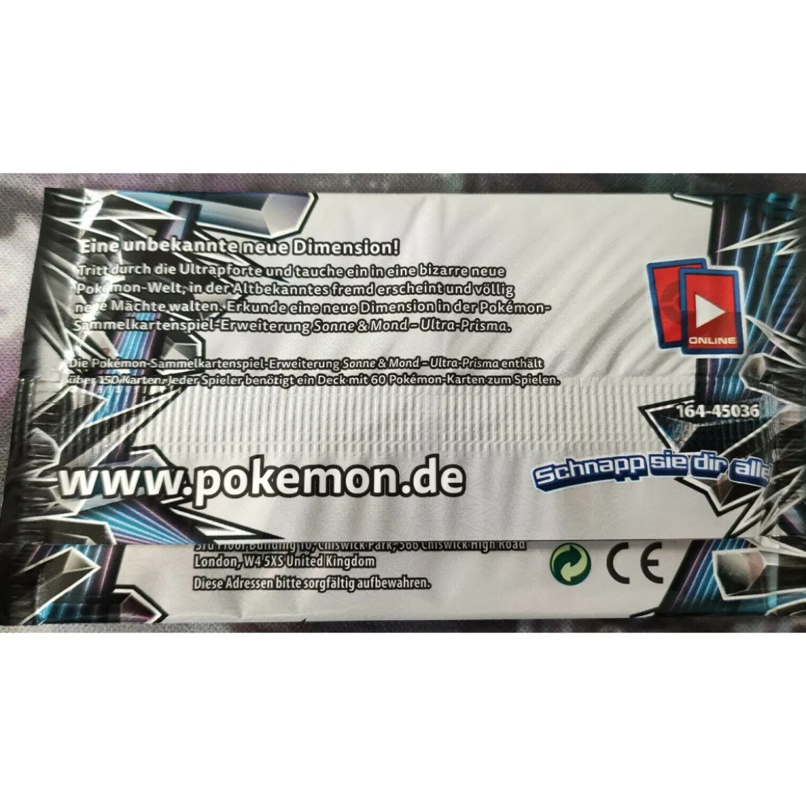 Pokemon Ultra Prisma Probepack Booster *RARITÄT*