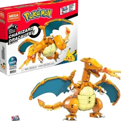 Pokémon Glurak - Bauset von Mega Construx (222 Teile)