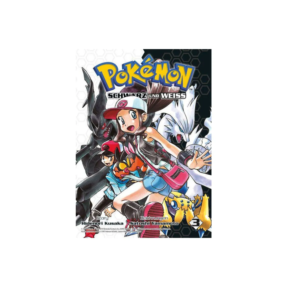 Pokémon Schwarz und Weiß Schuber (mit drei deluxe-Bänden) | Panini Manga - limitiert auf 1111 Stück