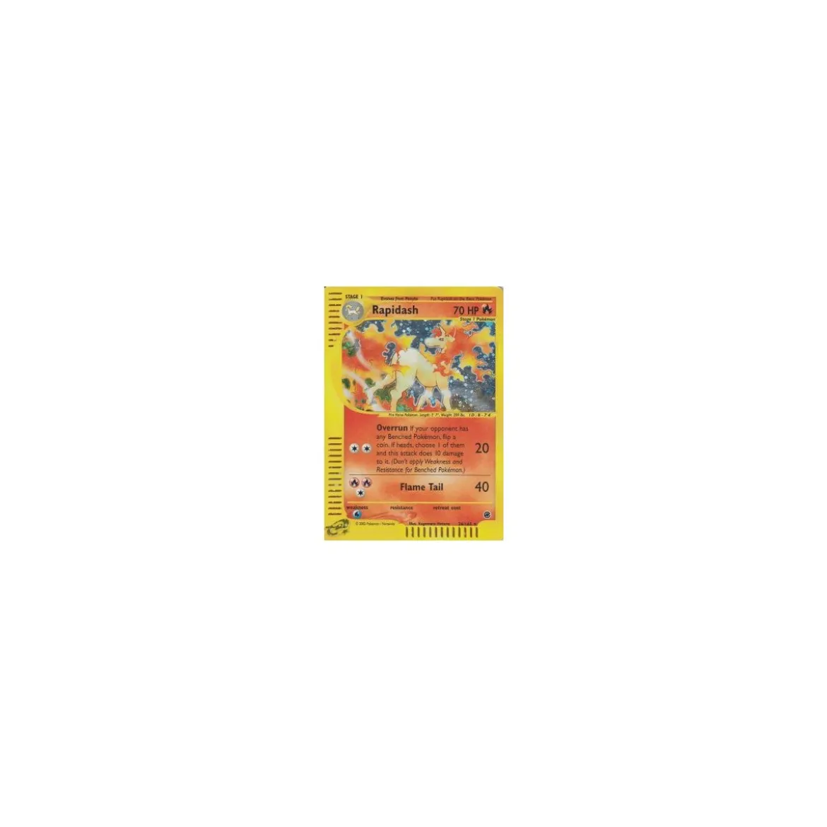 Rapidash 26/165 HOLO BESPIELT