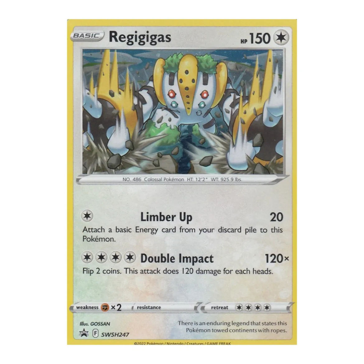 Regigigas SWSH247 Englisch