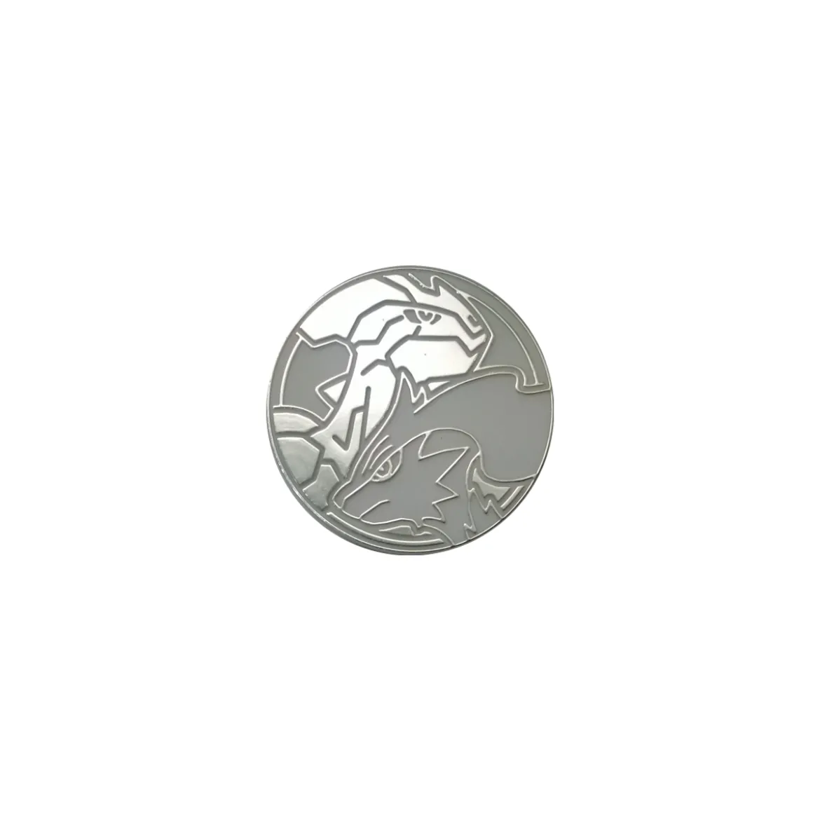 Reshiram & Zekrom Silver Münze