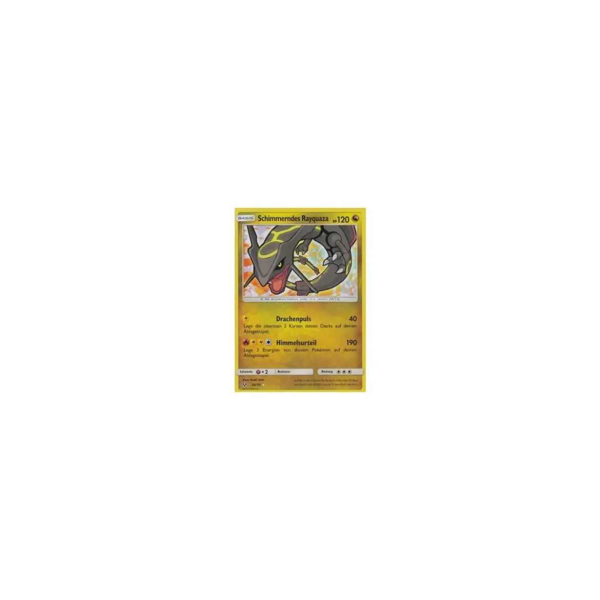 Schimmerndes Rayquaza 056/73 HOLO