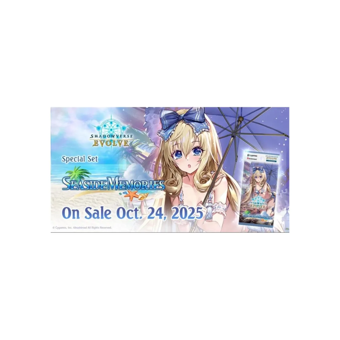 Shadowverse Evolve - Seaside Memories Special Set Display (englisch)