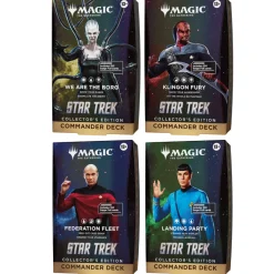 Star Trek alle 4 Collector's Edition Commander Decks - Sealed Case (englisch) VORVERKAUF