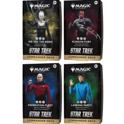 Star Trek alle 4 Commander Decks - Sealed Case (englisch) VORVERKAUF