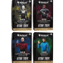 Star Trek alle 4 Commander Decks - Sealed Case (deutsch) VORVERKAUF