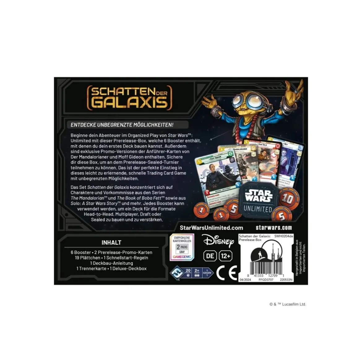 Star Wars: Unlimited - Schatten der Galaxis Prerelease Box (deutsch)