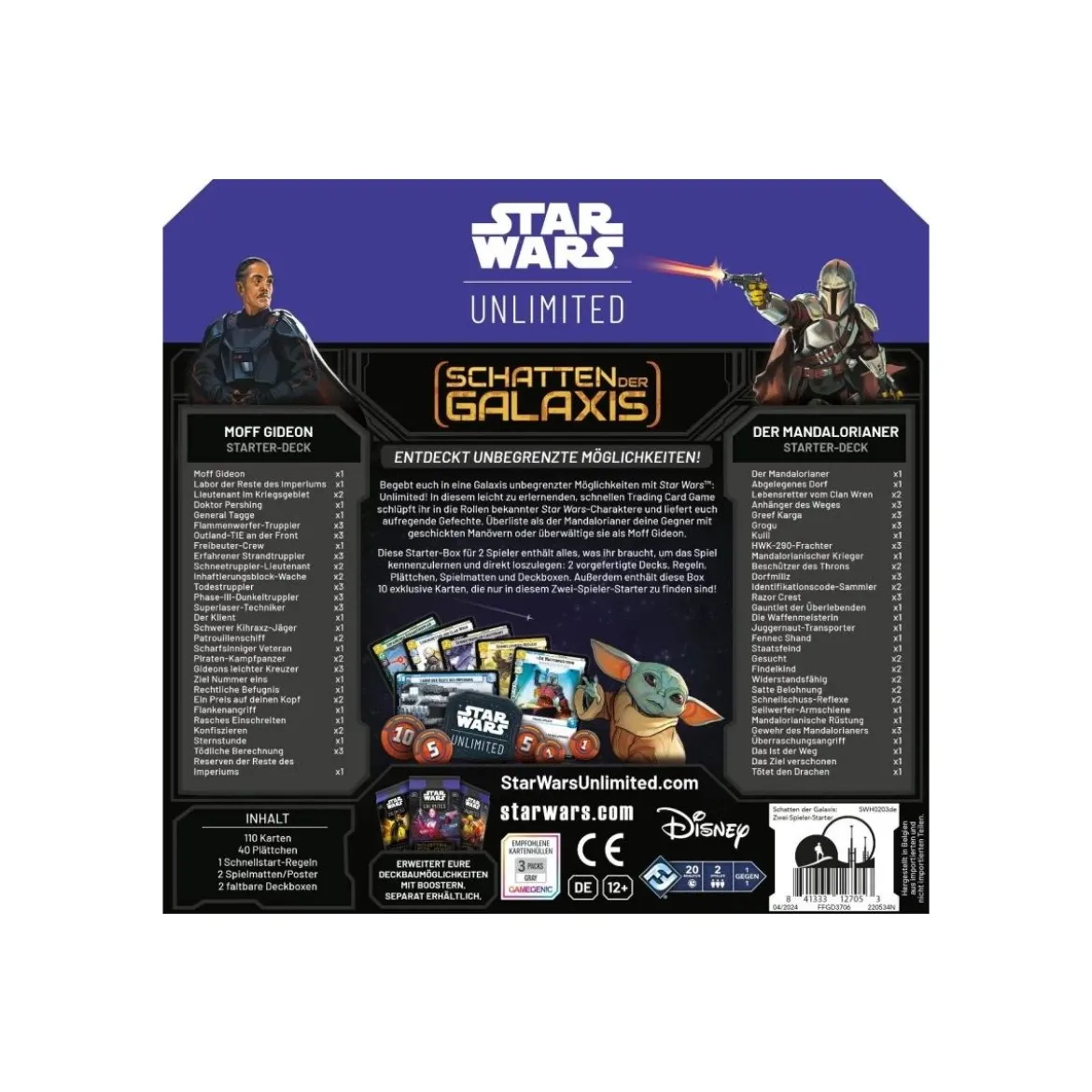 Star Wars: Unlimited - Schatten der Galaxis Zwei-Spieler-Starter (deutsch)