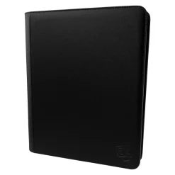 TCG Guru Toploader Zip Binder Xenon Schwarz - 9-Pocket Sideloading