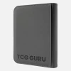 TCG Guru Zip Binder Xenon Grau - 4-Pocket Sideloading