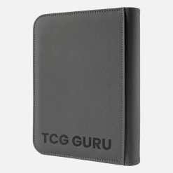 TCG Guru Zip Binder Xenon Grau - 4-Pocket Sideloading