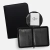 TCG Guru Zip Binder Xenon Schwarz - 4-Pocket Sideloading