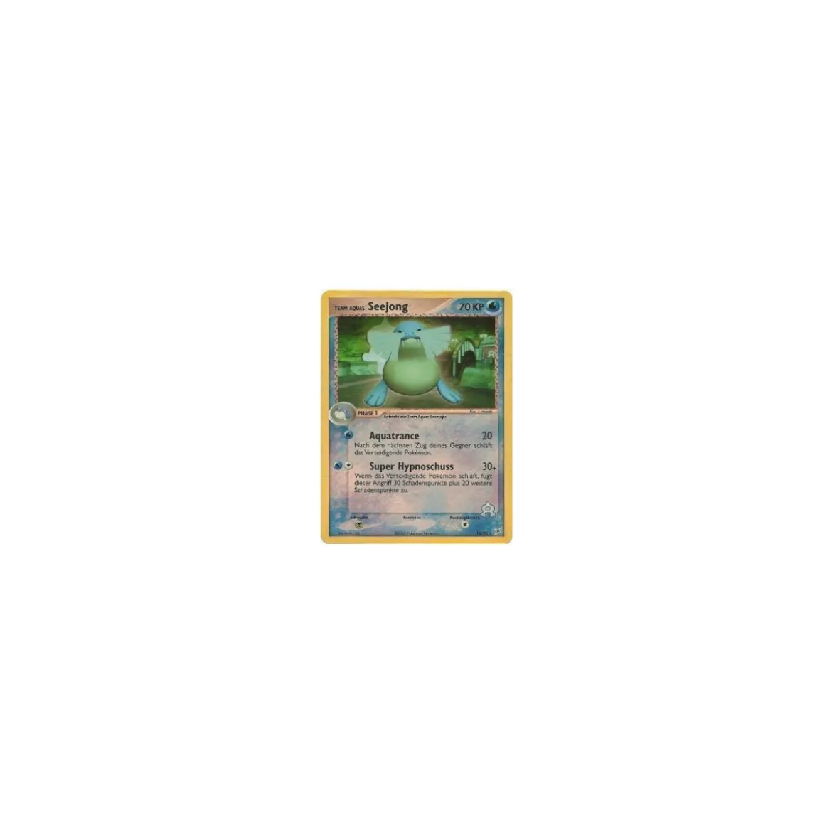 Team Aquas Seejong 16/95 REVERSE HOLO