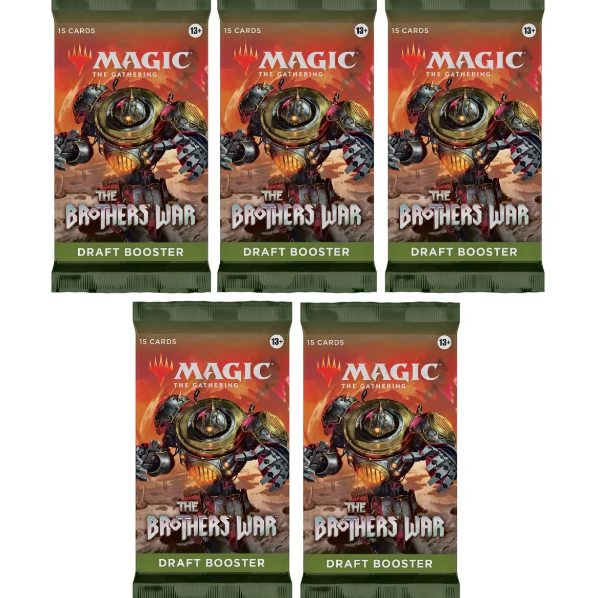 The Brothers' War Draft Booster (5 Stück, englisch)