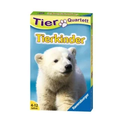 Tierkinder Tier-Quartett Kartenspiel