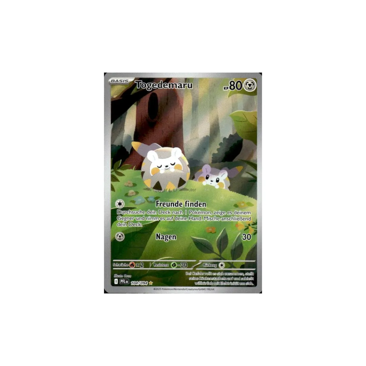 Togedemaru 104/094 Illustration Rare
