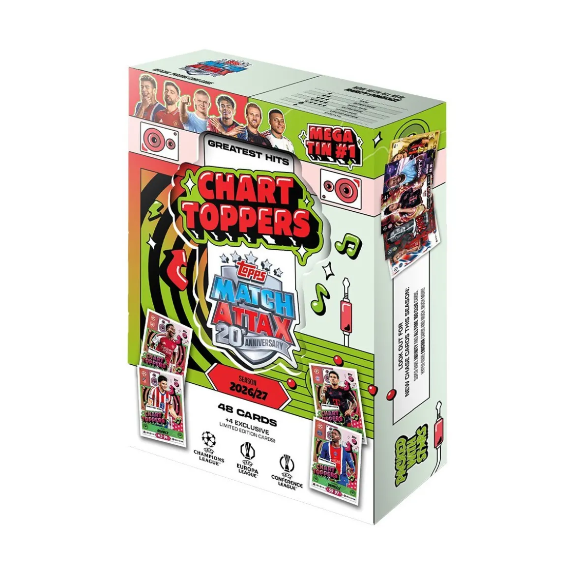 Topps Match Attax UEFA Champions League 26/27 Mega Tin Greatest Hits - Chart Toppers