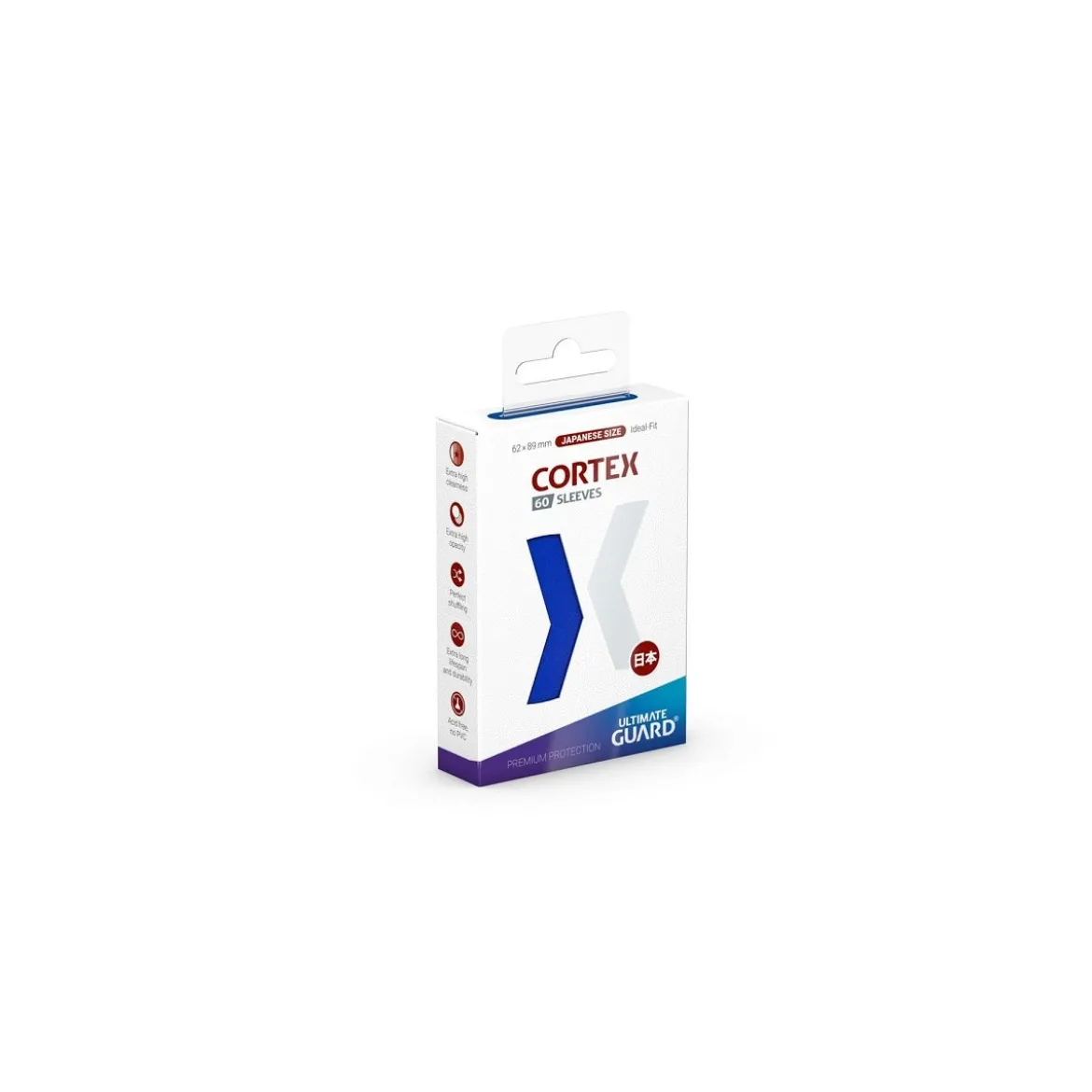 Ultimate Guard Cortex Sleeves Japanische Größe Blau (60 Hüllen)