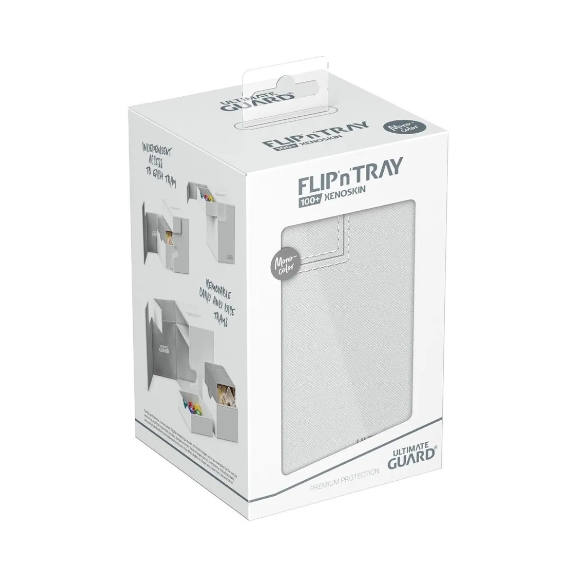 Ultimate Guard Flip`n`Tray 100+ XenoSkin Monocolor Weiss