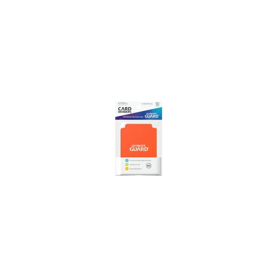 Ultimate Guard Kartentrenner Standardgröße Orange (10)
