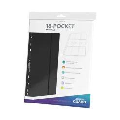 Ultimate Guard 18-Pocket Pages Side-Loading Schwarz (10)