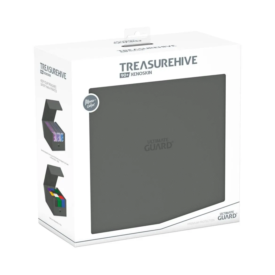 Ultimate Guard Treasurehive 90+ XenoSkin Monocolor Grau