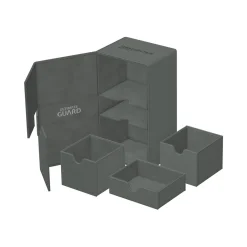 Ultimate Guard Twin Flip´n´Tray 200+ XenoSkin Monocolor Grau