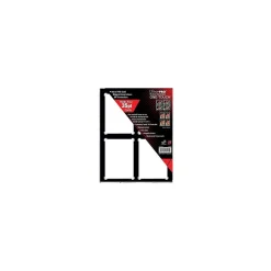 Ultra Pro 4-Card Black Border One Touch Magnetic Holder (Für 4 Karten)