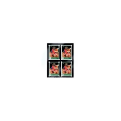 Ultra Pro 4-Card Black Border One Touch Magnetic Holder (Für 4 Karten)