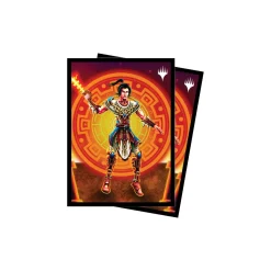 Ultra Pro - Die verlorenen Höhlen von Ixalan Matte Deck Protector Sleeves - Kellan, verwegener Reisender (100 Kartenhüllen)