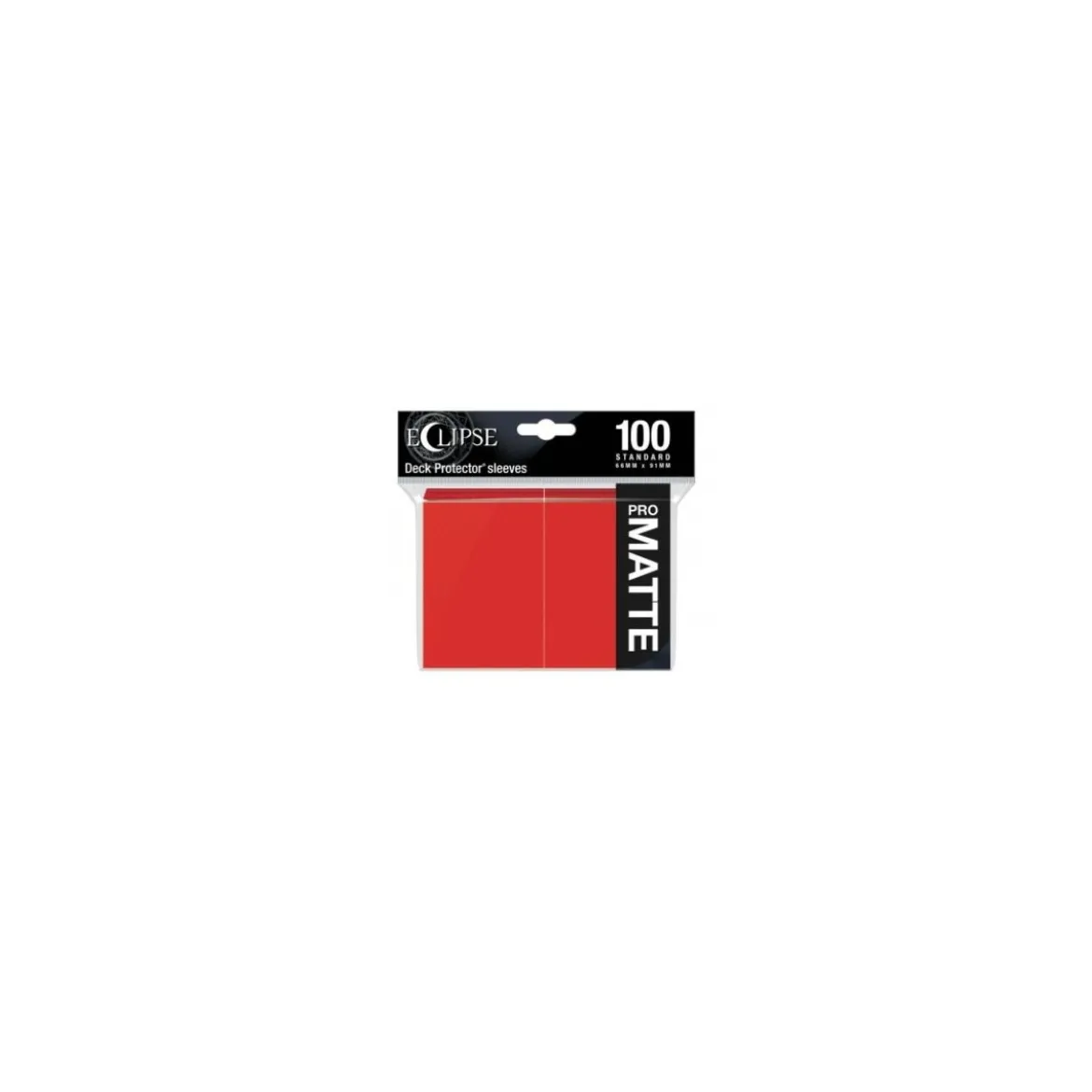 Ultra Pro Eclipse Sleeves - Rot Matt (100 Kartenhüllen)