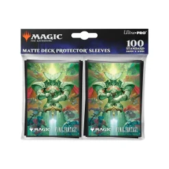 Ultra Pro - Final Fantasy Matte Deck Protector Sleeves - Knights of Round (100 Kartenhüllen)