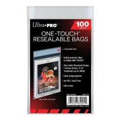 Ultra Pro One Touch Resealable Sleeves - wiederverschließbar (100 Bags)