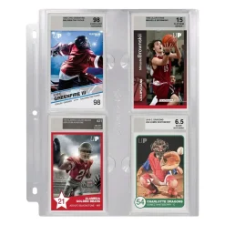 Ultra Pro 4-Pocket Page für Beckett Graded Slabs / Cases