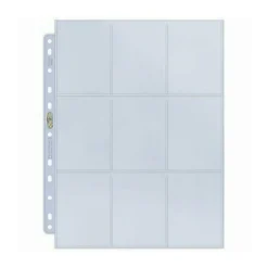 Ultra Pro 9-Pocket Pages Silver 100 Seiten