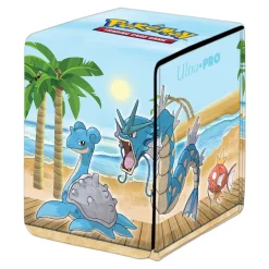Ultra Pro Pokemon Flip Deck Box - Gallery Series Seaside Kapador, Garados, Lapras