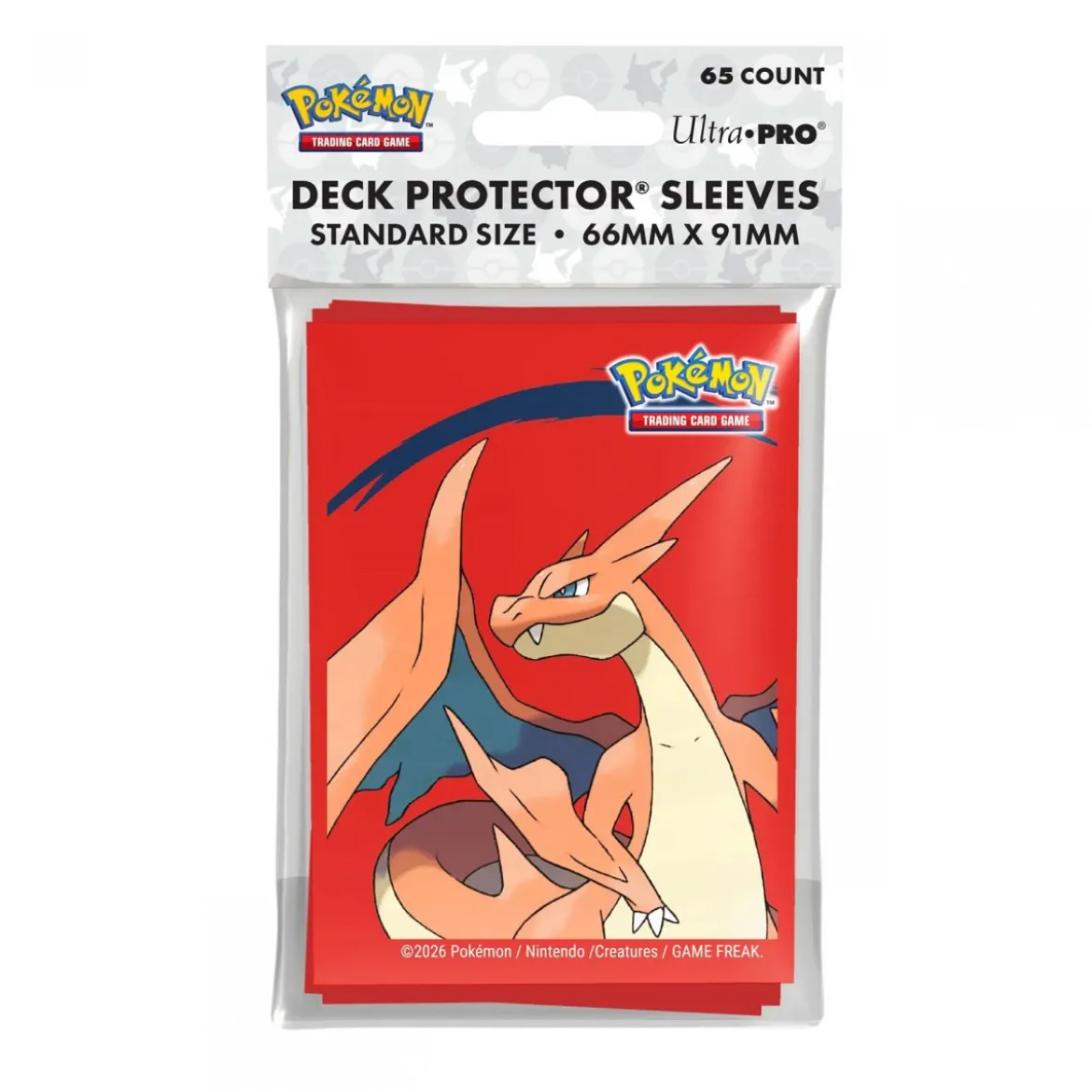 Ultra Pro - Pokemon Sleeves (65 Kartenhüllen) - Mega Glurak Y
