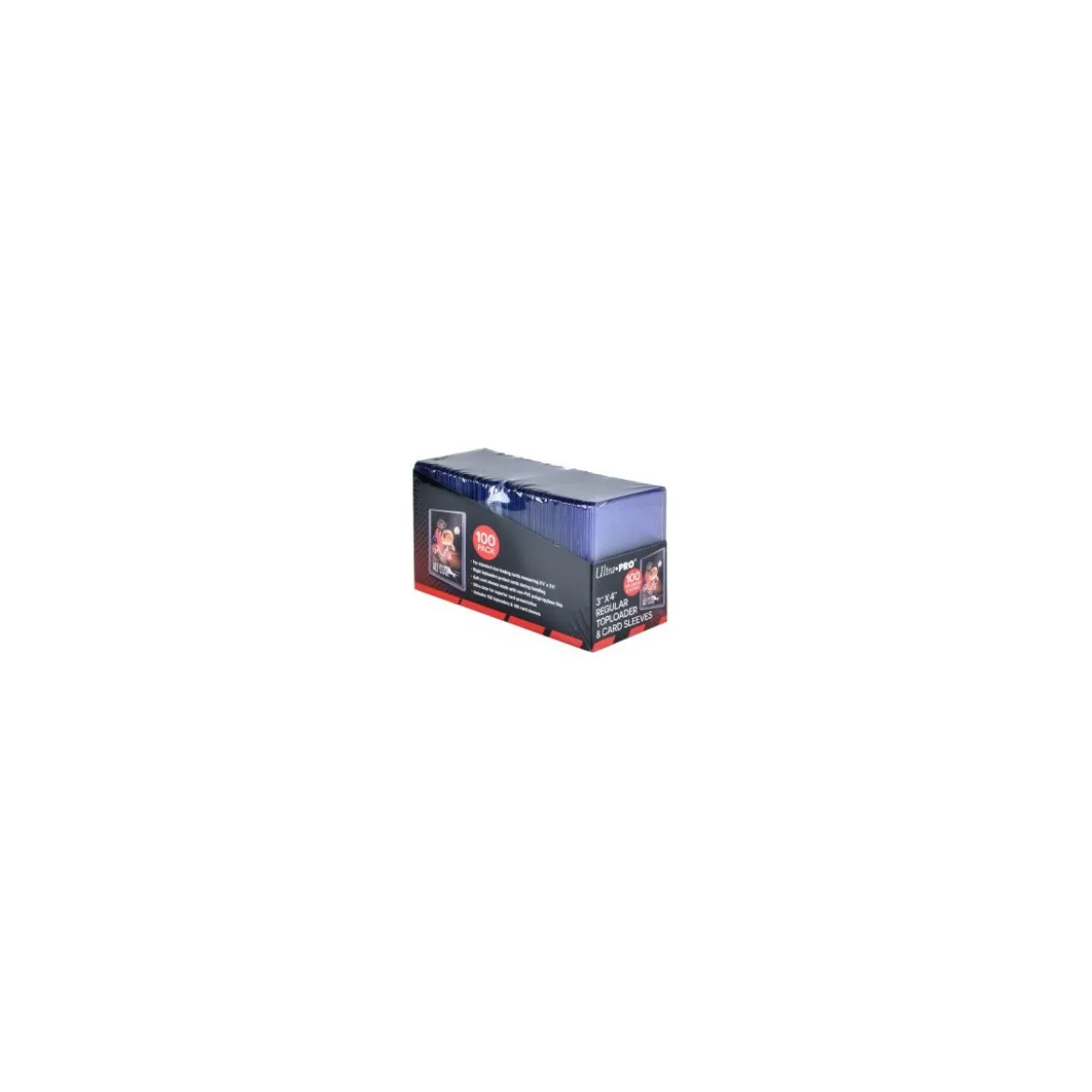 Ultra Pro Regular Toploader 3" x 4" 35PT (100 dicke Schutzhüllen) & 100 Card Sleeves