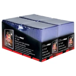 Ultra Pro Regular Toploader 3" x 4" 35PT (200 dicke Schutzhüllen) & 200 Card Sleeves
