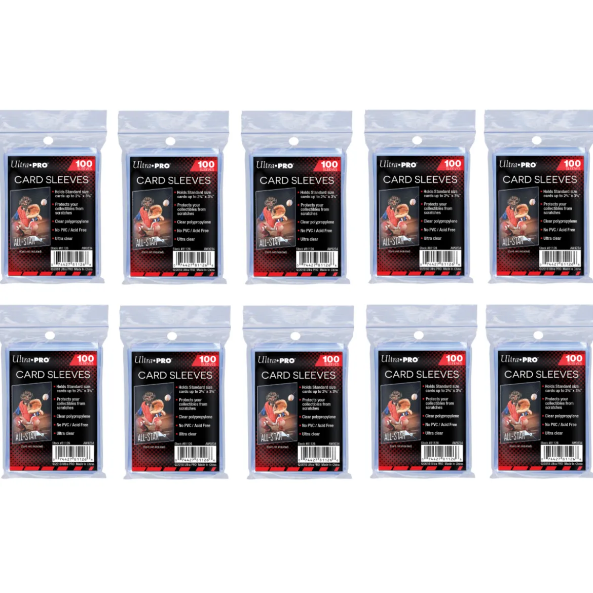 1000 Ultra Pro Soft Sleeves (10x100 Kartenhüllen)