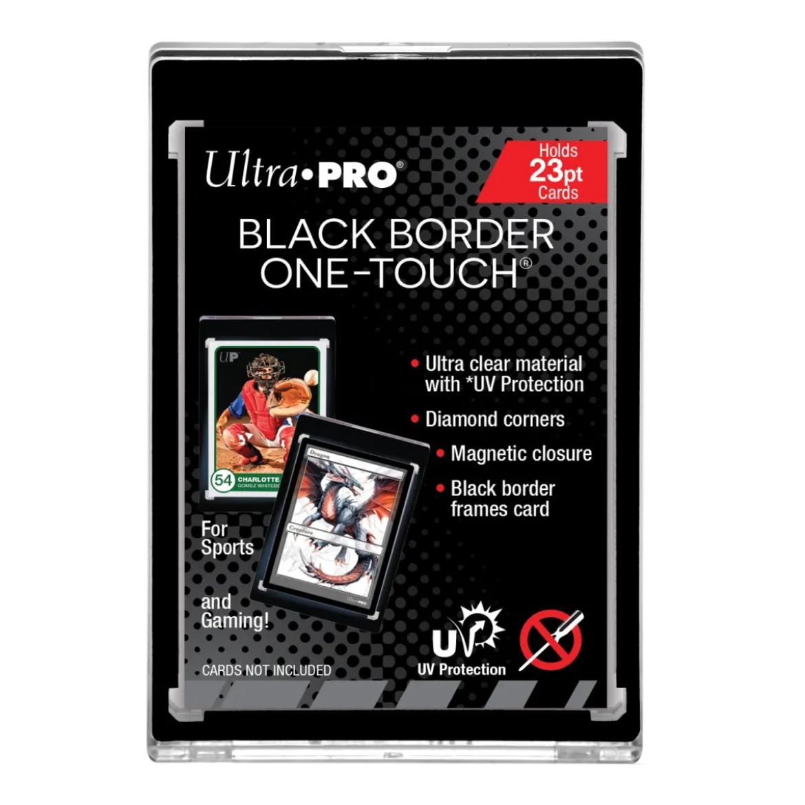Ultra Pro Specialty Holder - Black Border One Touch Magnetic Holder 23PT (Kartenhalter)